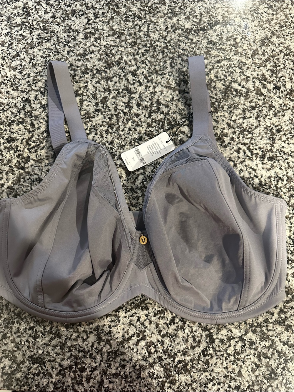 Smooth Underwire Bra in Gray for Everyday Support